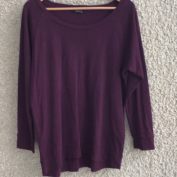 TNA Tops - TNA sweatshirt burgundy Color